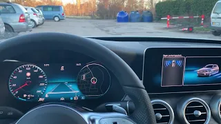 2019 Mercedes Park Assist - Entering the parking lot