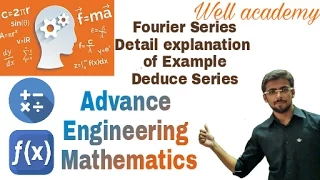 Fourier Series #3 | deduce Series | fourier series even and odd functions |GTU example AEM Eng Hindi