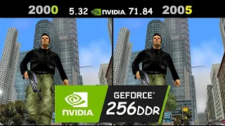 Nvidia Driver Comparison 2000 vs. 2005 with Geforce 256 - 5 Games (Retro!)