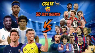 Ronaldo🆚️Messi🆚️Maradona🆚️Pele🆚️Neymar VS 5️⃣0️⃣ BEST LEGENDS 💥🔥