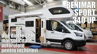 Autorulota Benimar Sport 340 UP, model 2021 - camperul cel mai solicitat de firmele de închirieri