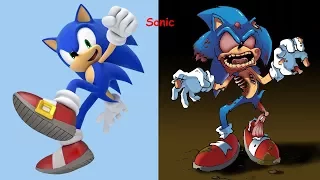 Sonic As Zombies | Sonic Characters As Monsters 2017 ! Sonic In Real Life