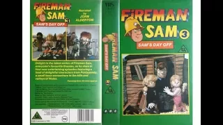 Start and End of Fireman Sam 3 - Sam's Day Off VHS (Monday 3rd October 1988)