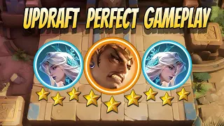 UPDRAFT PERFECT GAMEPLAY | VALE SKILL 2 | MLBB MAGIC CHESS 2024 BEST SYNERGY