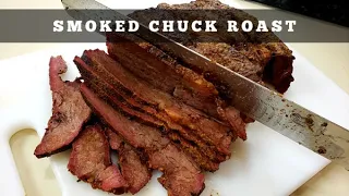 Smoked Chuck Roast | Weber Smokey Mountain Smoker WSM | Amy Learns to Cook