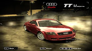 RACE Audi TT 3 2 quattro Need For speed Most Wanted   LG KG 0503 keyboard  gameplay