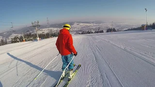 SKI CARVING - SLOW MOTION - HD - Kompleks Beskid Spytkowice