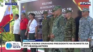 PBBM, kauna-unahang presidente na bumisita sa JTF Headquarters