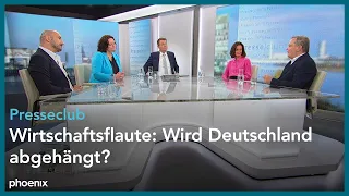 Presseclub: Wirtschaftsflaute –  Wird Deutschland abgehängt?