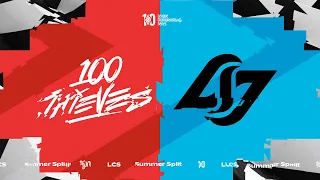 100 vs. CLG - Week 8 Day 2 | LCS Summer Split | 100 Thieves vs. Counter Logic Gaming (2022)