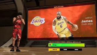 NBA 2K23 How to make LeBron James Lakers replica build