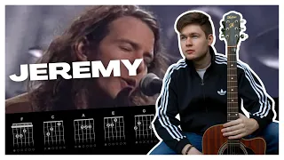 Jeremy - Pearl Jam (Guitar Tutorial Lesson Tab)
