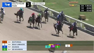 Gulfstream Park February 27, 2021 Race 2