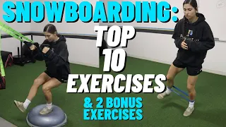 Top 10 Gym Exercises For Snowboarders | Best Exercises To Do For Snowboarding