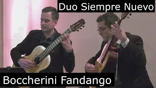 L. Boccherini - Introduction and Fandango, Duo Siempre Nuevo - classical guitar #kytara
