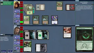 Magic The Gathering : Forge . Cpu vs Cpu . Every match is different