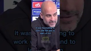 Pep Guardiola on Sergio Busquets: "He could SOLVE all the problems with his BRAIN!"👀 #shorts