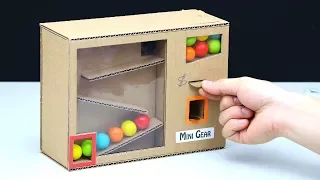 Wow! Amazing Gumball Vending Machine with Coin