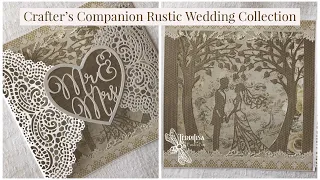 Crafter's Companion Rustic Wedding Card
