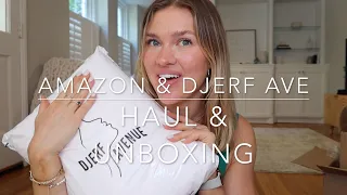 Amazon & Djerf Avenue Unboxing - Have Some Organizing To Do!