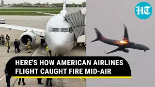 'The Burning Plane' of American Airlines triggers mid-air panic; Makes emergency landing in Ohio