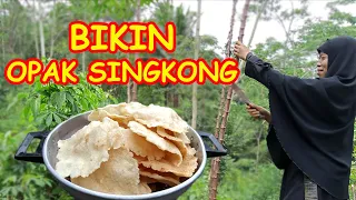 membuat opak singkong l hidup di desa l vlog mbak retno