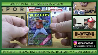 2023 Topps Series 1 Baseball Jumbo 6 Box FULL CASE Break #6