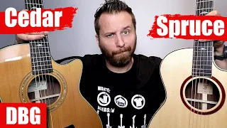 CEDAR vs SPRUCE! - Acoustic Guitar Tone Comparison!
