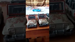 Jurassic Park Jeep Wrangler Diecast Collection #jurassicpark #matchbox #jeepwrangler #diecast