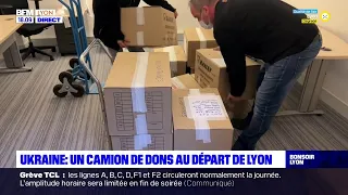 Ukraine : un camion de dons au départ de Lyon
