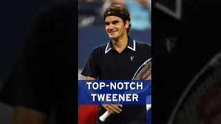 Roger Federer hits PERFECT tweener! 🤩