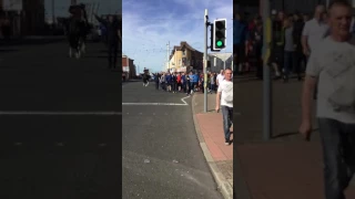 Carlisle United Vs Blackpool Walking To The Game