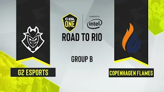 CS:GO - Copenhagen Flames vs. G2 Esports [Dust2] Map 2 - ESL One Road to Rio - Group B - EU