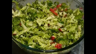 Простейший легкий салат на каждый день!