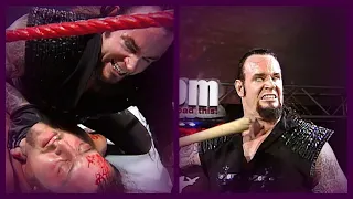 The Undertaker w/ Paul Bearer vs The Big Show (Undertaker Destroys Big Show w/ A Ball Bat)! 5/3/99