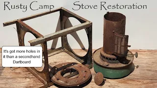 Rusted out Vintage Stove Restoration