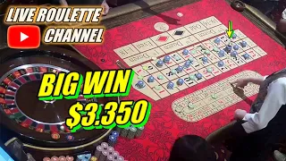 🔴LIVE ROULETTE |🚨 BIG WIN 💲3.350 In Casino Las Vegas 🎰 Hot Play Exclusive ✅ 2023-06-27