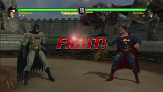 MK VS DC Battles - Superman VS Batman [ROUND 3]
