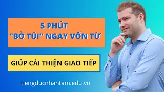 5 phút "bỏ túi: ngay vốn từ vựng tiếng Đức giúp giao tiếp trôi chảy// Tiếng Đức Nhân Tâm