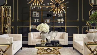 How To Style the PERFECT Black, White, & Gold Living Room |  Motivation | And Then There Was Style