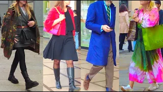 OCTOBER Outfits ideas from Milan - Classic & Modern CLOTHES Street Style Italy [4K UHD]