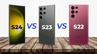 Samsung S24 Ultra VS Samsung S23 Ultra VS Samsung S22 Ultra