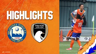 HIGHLIGHTS | Braintree Town vs Weston-Super-Mare 21/10/23 (2-0)