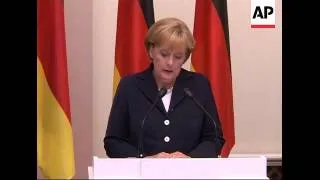 President, visiting German Chancellor on Georgia's breakaway regions