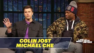 Colin Jost Talks About a Sketch Michael Che Begged Him Not to Do