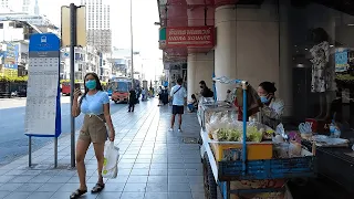 Walking around Pratunam Ratchaprarop Road Bangkok 🇹🇭 Thailand 4K