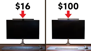 $16 vs. $100 Monitor Light Bar