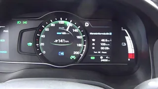 Hyundai Ioniq consumption on highway at 120 km/h