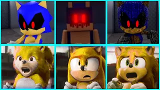 Sonic The Hedgehog Movie SONIC EXE vs SUPER SONIC Uh Meow All Designs Compilation 3