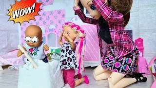 ЗАКОПАЙ ЭТО ОБРАТНО МАКС!😱🤣 Катя и Макс веселая семейка смешные куклы Барби сериал Даринелка ТВ